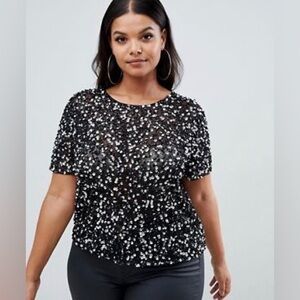 ASOS T-shirt with Sequin Embellishment